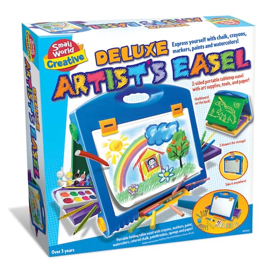 Small World Toys Deluxe Artist's Easel Kit